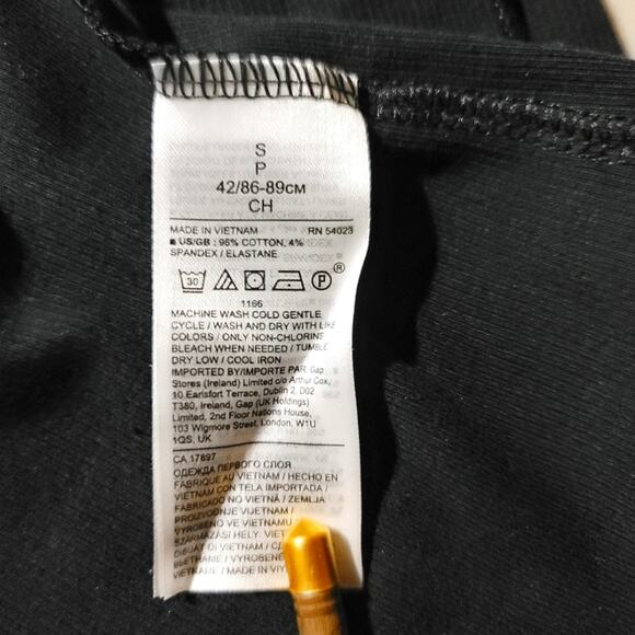 Banana Republic Tank, Essential Tuckable High-Neck Rib Top, Navy, Small - Picture 4 of 6